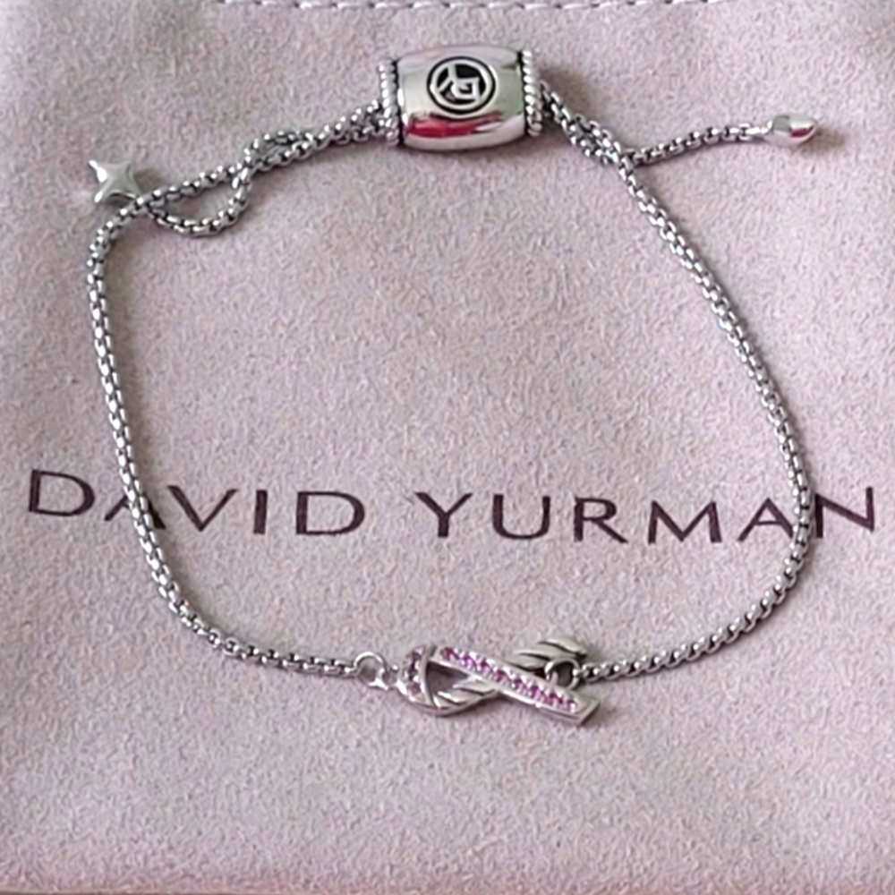 David Yurman Silver Ribbon Chain Bracelet